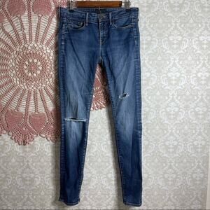 5/$30 Vince Distressed High Waisted Skinny Jeans 27